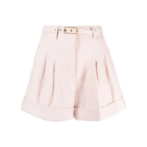 Zimmermann SS24 Повседневные шорты Женские Розовые