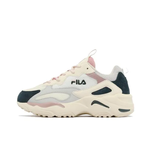 FILA Ray Tracer Low Топ Толстая подошва Кроссовки Унисекс Бежевый Серый