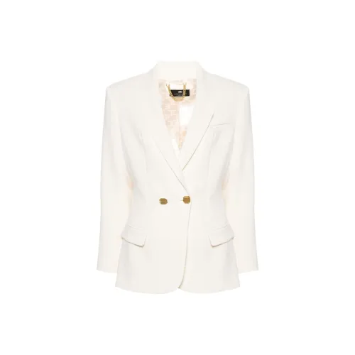 Elisabetta Franchi SS24 Бизнес Костюм Пальто Женское Сливовый