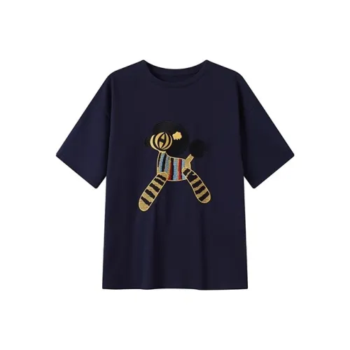 GULIANFEI Темно-синие Женские футболки