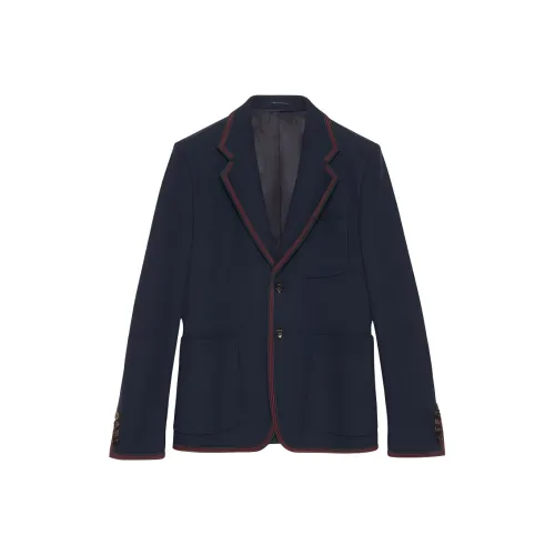 GUCCI Синий Мужской Деловой костюм