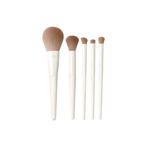 KEWANHONG Белый Ручка Кисть для макияжа Набор Мягкий и Дружественный к коже 5 шт