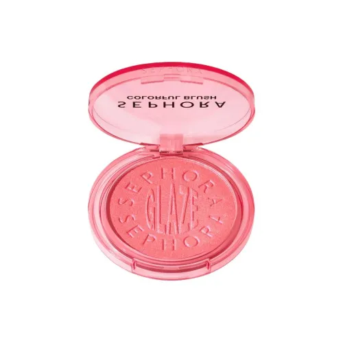 Sephora Розовый Блестящий Румяна Easy to Blend Глянцевый Точно Подходящий 3,5г