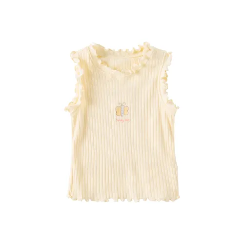 DAVE BELLA Топ без рукавов Светло-желтый Светло-розовый Молочно-белый Детский