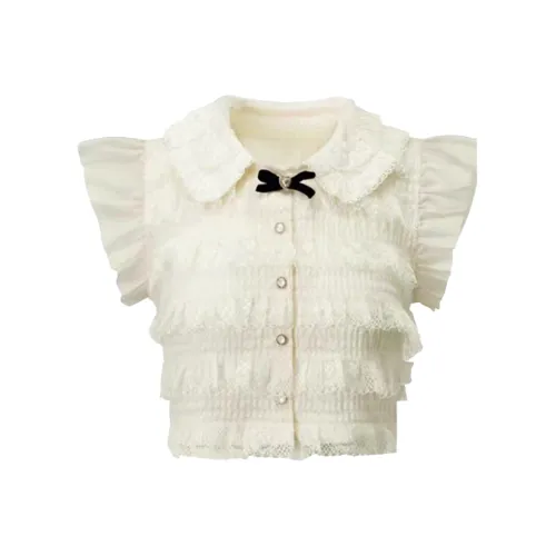 Meanalot Flutter-Sleeved T-Shirt Женская