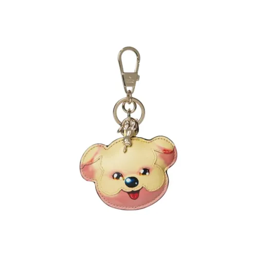 GUCCI Кожа Металл Брелоки Женские Желтые