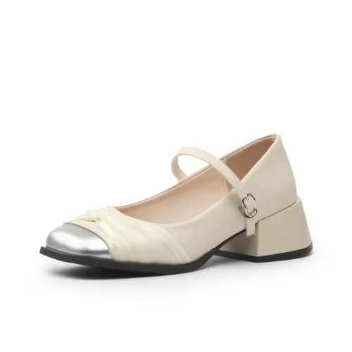 AFJI Грубый каблук Туфли Мэри Джейн Женские