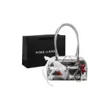 Серебристый + Брелок + Сумка для покупок