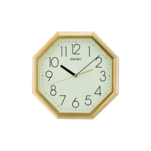 SEIKO Кварцевый механизм пластиковый корпус стенные часы унисекс бежевый