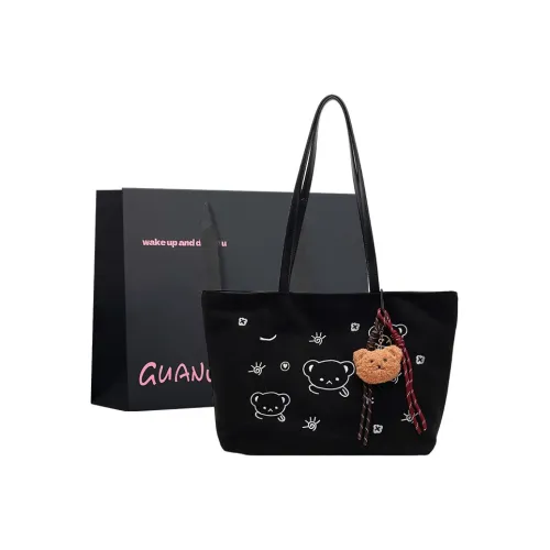 Champion Cub Кожа Бархат Тоут Сумка Сумка для покупок Сумка на плечо Женская Кофейно-коричневая Черная