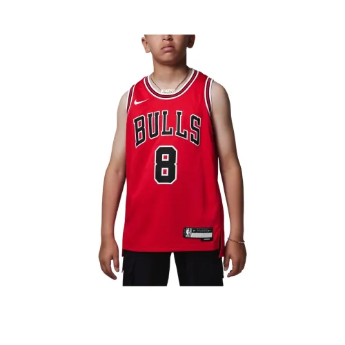 Nike x NBA Чикаго Буллз Icon Edition Майка Университетский Красный Подростки