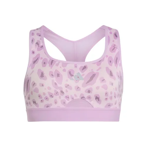 Adidas POWERREACT Бюстгальтер Подростки Прозрачно-розовый