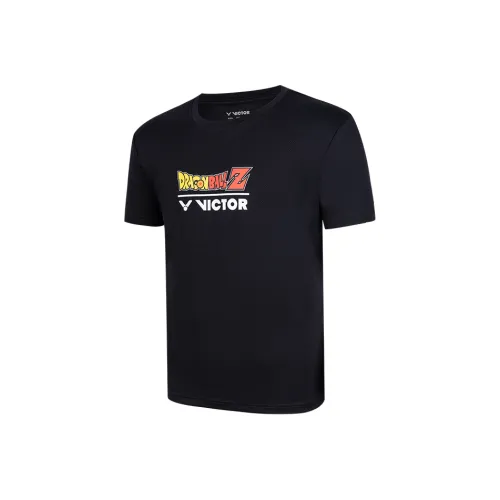 Victor x Dragon Ball Коллаборация Футболка Унисекс Черная