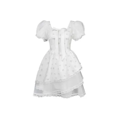 RFKXE Короткий рукав Платье Женское