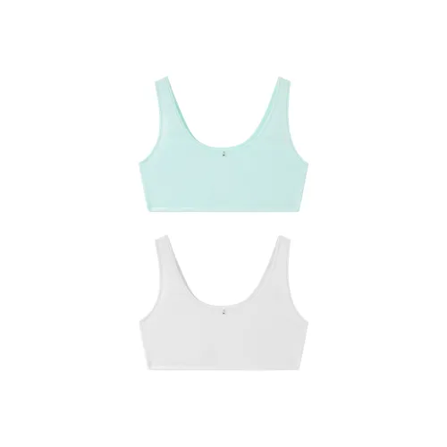 Montagut Однотонный Тонкий Бюстгальтер для Малышей 2 упаковки