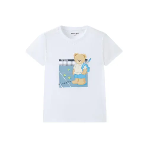 PAW IN PAW Спортивная футболка SS25 Сливочный цвет для детей 3-7 лет