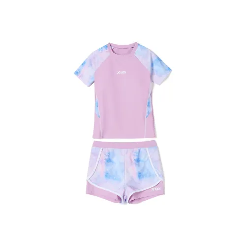 XTEP Детский купальник 2 предмета набор Таро фиолетовый для малышей