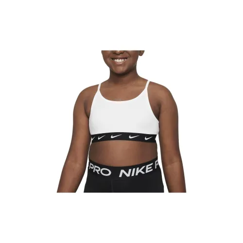 NIKE Белый/Черный Kids Бандо / Бюстгальтеры / Спортивные бюстгальтеры