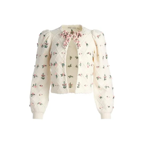 ALICE+OLIVIA Мягкий белый женский трикотаж