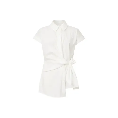 Hopeshow Натуральный белый 001 Женские Рубашки