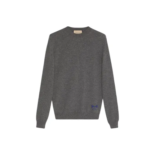 GUCCI Кашемир Свитер Мужской Серый