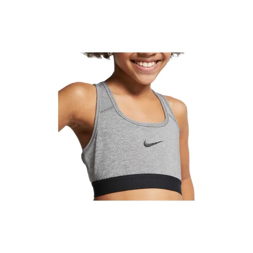 NIKE Темно-серый Школьный возраст Бандо / Бюстгальтеры / Спортивные бюстгальтеры
