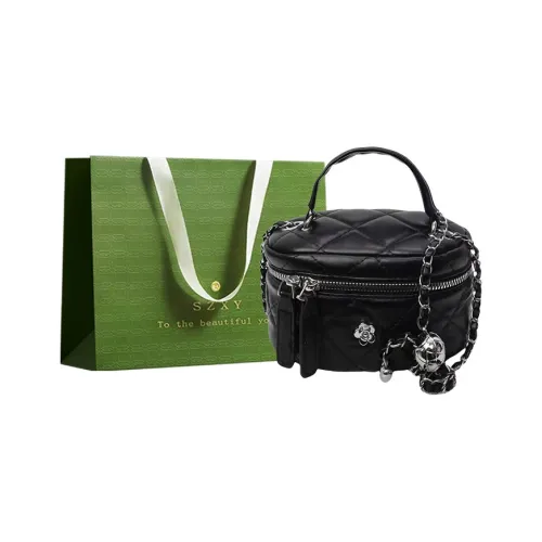 SANZHIXIAOYA ПУ (полиуретан) Плечо Сумка Сумка Обычная Женская Экрю Серебристый Черный