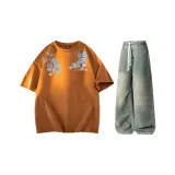 Комплект одежды (Топ Caramel (320 г тяжелый) + Штаны Желтый Грязь)