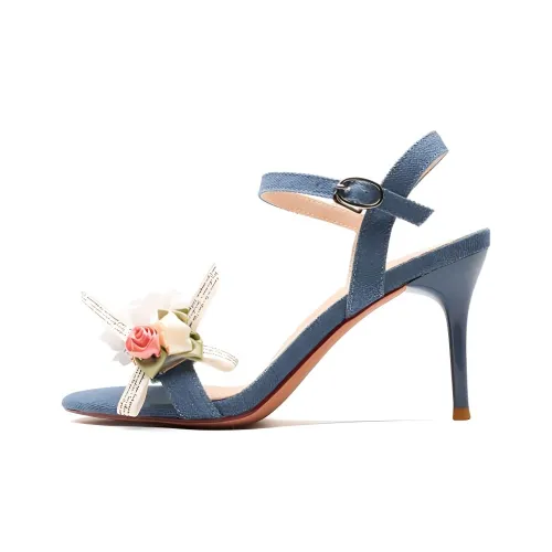 Lanza One Ремешок Сандалии Женские Темно-синий