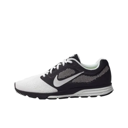 Nike Air Zoom Fly 2 Slip-resistant Abrasion-resistant Low Top Casual Running Shoes Men's Black White