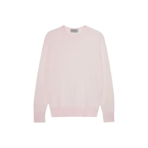 JOHN SMEDLEY Нежно-розовый Женские Рубашки T