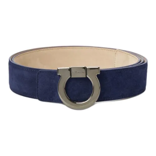 FERRAGAMO Замша Кожаные ремни Мужской Синий