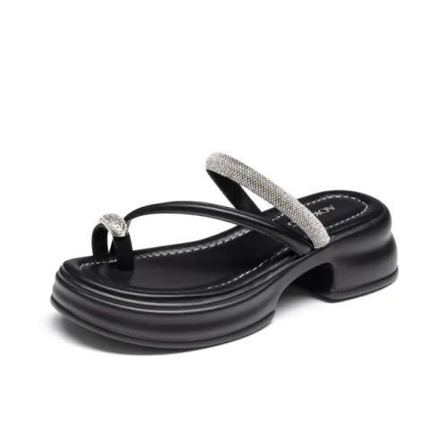 AOKANG Слипоны Женские Черные