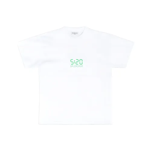 Balenciaga 520 T Рубашка Свободный крой Женская Белая