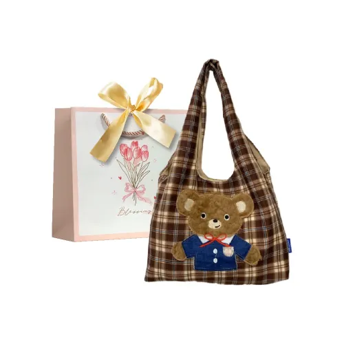 Champion Cub Полиэстер Сумка через плечо Стандартная Подростки Бурый медведь Белый Собака Черный кот