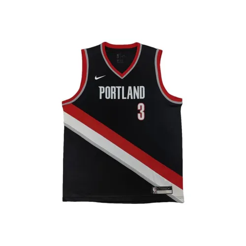 Nike x NBA Майка Portland Trail Blazers Черная Подростки