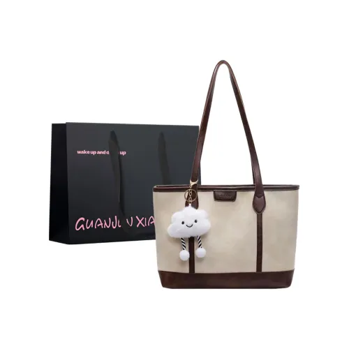 Champion Cub ПУ (полиуретан) Сумка через плечо Женская Экрю Черный Кофейный Коричневый