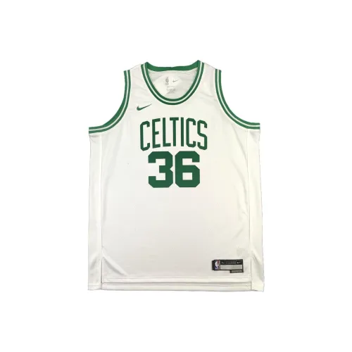 Nike x NBA Майка Dri Fit Boston Celtics Белый Подростки