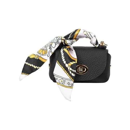 THCN Натуральная кожа текстура галька кожа через плечо сумка мини женский черный