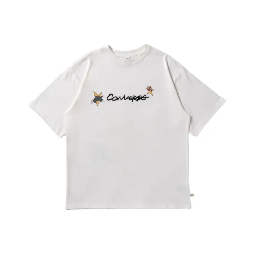 Конверс x Том и Джерри T-Shirt Унисекс Белый
