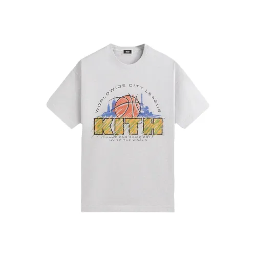 KITH Monday Program Collection SS25 Рубашка Мужская Светло-Фотиния Серый