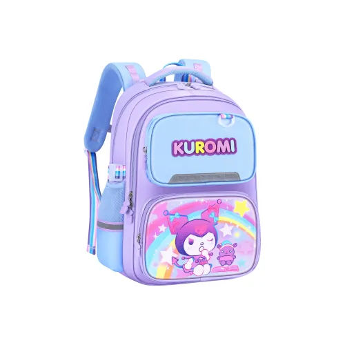 Hello Kitty Sanrio Series Полиэстер Рюкзак Студенческий Рюкзак Стандартный Детский Фиолетовый