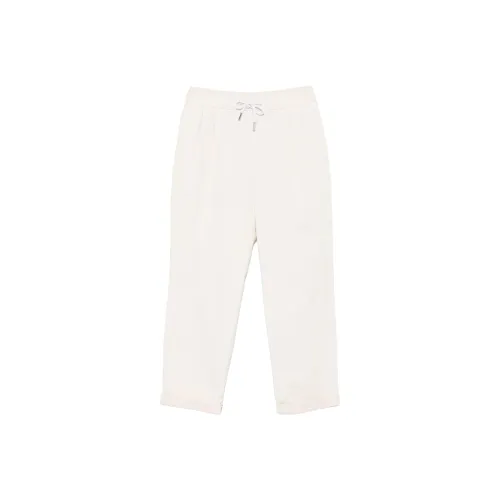 BRUNELLO CUCINELLI Спортивные брюки SS25 Детские Светлый Бежевый