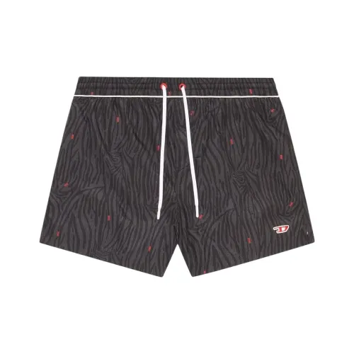 DIESEL Черные Мужские Пляжные Шорты