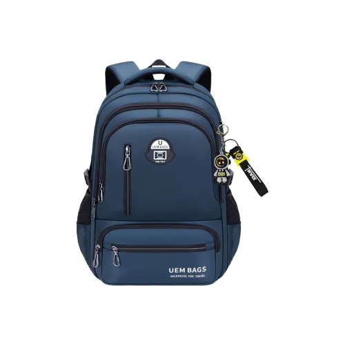 Buffini Oxford Рюкзак Большой Унисекс Чисто Черный Асфальтовый Серый Королевский Синий