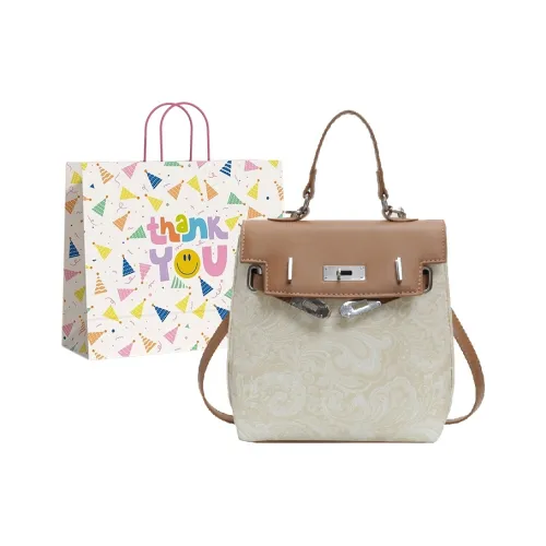 Three Ducklings ПУ (полиуретан) Carry Рюкзак Стандартный Детский Экрю Черный Синий Кофейный