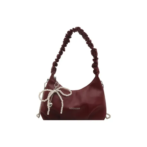 TOUTSEUL YOLO ПУ (полиуретан) Подмышечная сумка на плечо Женская Бордовый Розовый Черный Белый Серебряный