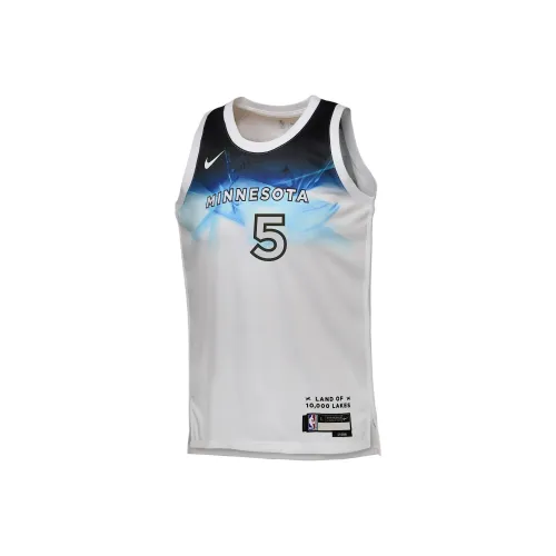 Nike x NBA Майка MinnesotaDri Форма FW24 Белый Подростки