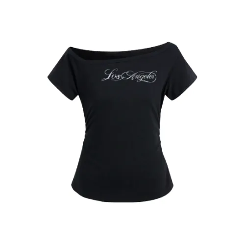 EMDPN Черные Женские Футболки