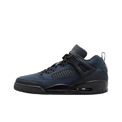 Джордан Spizike Slip-resistant Abrasion-resistant Low Top Винтажные баскетбольные кроссовки Мужские Blue